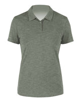 ANETIK WPBRZS1 Women's Breeze Tech Polo #color_Dark Olive Heathered