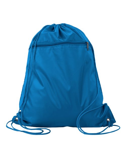 Q-Tees Q135200 Polyester Cinchpack #color_Sapphire