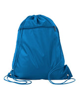 Q-Tees Q135200 Polyester Cinchpack #color_Sapphire