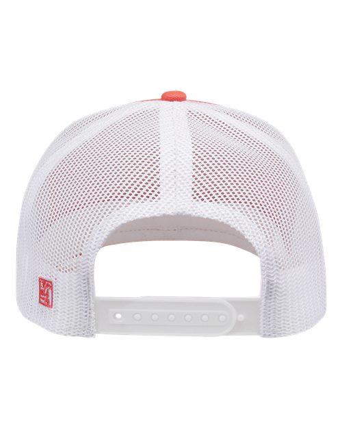The Game GB452E Everyday Trucker Cap #color_Coral/ White