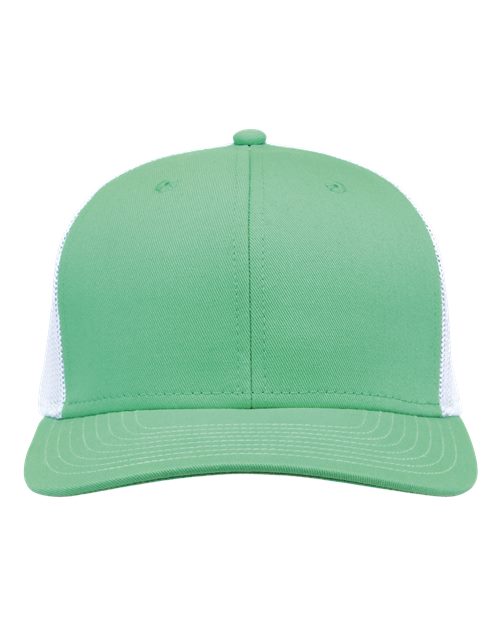 The Game GB452E Everyday Trucker Cap #color_Light Green/ White