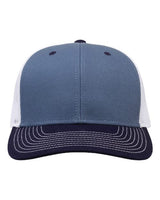 The Game GB452E Everyday Trucker Cap #color_Marine Blue/ Navy/ White