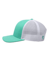 The Game GB452E Everyday Trucker Cap #color_Oasis Green/ White