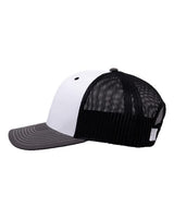 The Game GB452E Everyday Trucker Cap #color_White/ Charcoal/ Black
