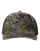 Richardson 112PFP Five-Panel Printed Trucker Cap #color_Realtree Max-1/ Brown