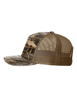 Richardson 112PFP Five-Panel Printed Trucker Cap #color_Realtree Max-7/ Buck
