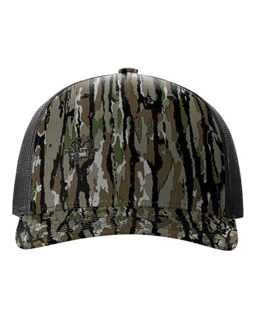 Richardson 112PFP Five-Panel Printed Trucker Cap #color_Realtree Original/ Black