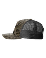 Richardson 112PFP Five-Panel Printed Trucker Cap #color_Realtree Timber/ Black