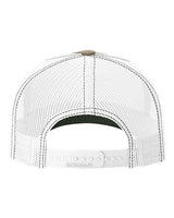 Richardson 112PFP Five-Panel Printed Trucker Cap #color_Green Camo/ White