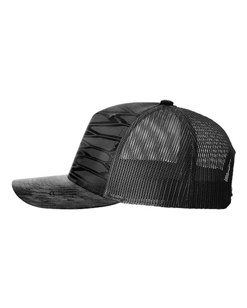 Richardson 112PFP Five-Panel Printed Trucker Cap #color_Kryptek Typhon/ Black