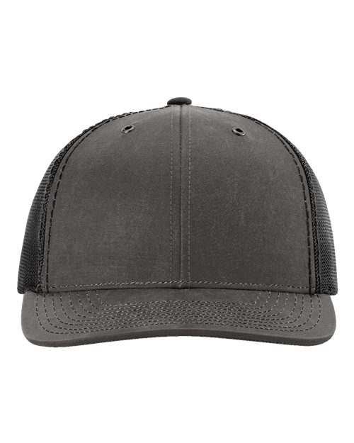 Richardson 112WF Fremont Trucker Cap #color_Charcoal/ Black