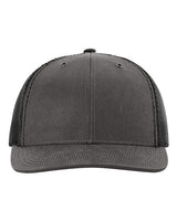 Richardson 112WF Fremont Trucker Cap #color_Charcoal/ Black