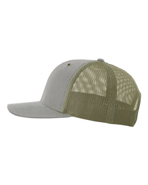 Richardson 112WF Fremont Trucker Cap #color_Khaki/ Loden