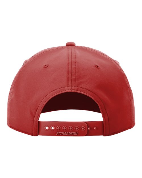 Richardson 258 Five Panel Classic Rope Cap #color_Red/ White
