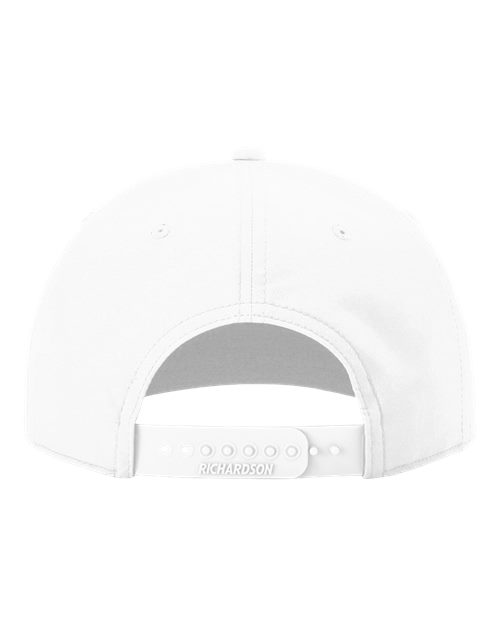 Richardson 258 Five Panel Classic Rope Cap #color_White/Black
