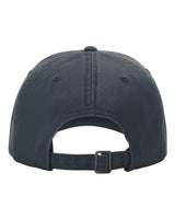 Richardson 326 Peach Twill Dad Hat #color_Navy