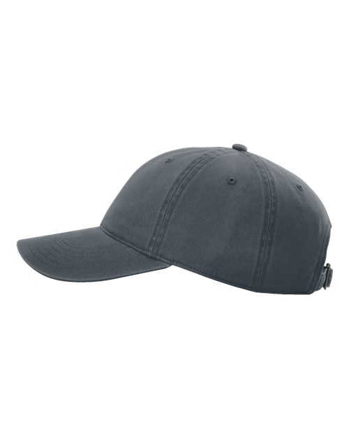 Richardson 326 Peach Twill Dad Hat #color_Navy