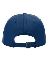 Richardson 326 Peach Twill Dad Hat #color_Royal