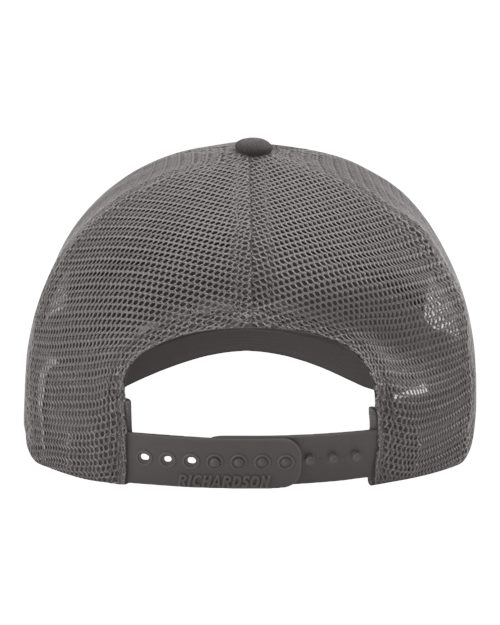 Richardson 111 Garment-Washed Trucker Cap #color_Charcoal