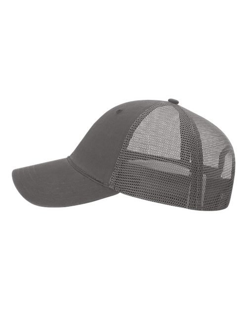 Richardson 111 Garment-Washed Trucker Cap #color_Charcoal