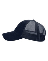 Richardson 111 Garment-Washed Trucker Cap #color_Navy