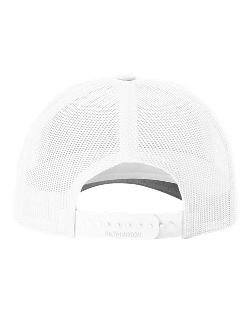 Richardson 115 Low Pro Trucker Cap #color_White