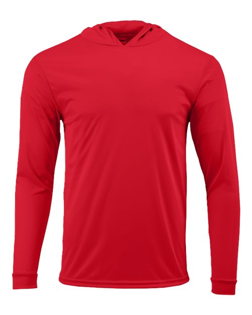 Paragon 220P Bahama Performance Hooded Long Sleeve T-Shirt #color_Red