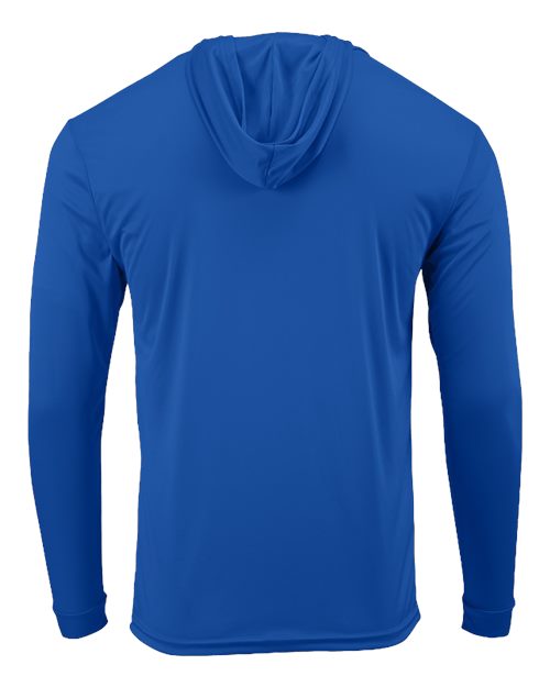 Paragon 220P Bahama Performance Hooded Long Sleeve T-Shirt #color_Royal
