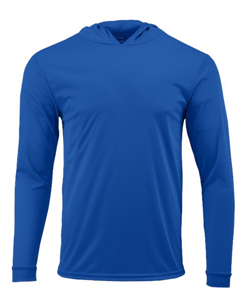 Paragon 220P Bahama Performance Hooded Long Sleeve T-Shirt #color_Royal