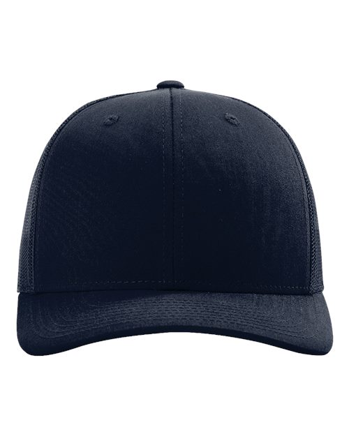 Richardson 112PL 112+ R-Flex Adjustable Trucker Cap #color_Navy