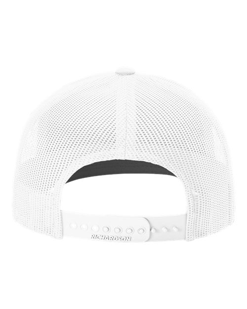 Richardson 112PL 112+ R-Flex Adjustable Trucker Cap #color_White