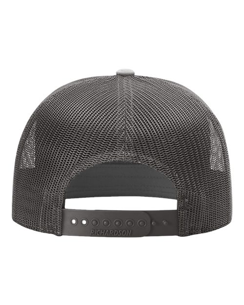 Richardson 168 Seven-Panel Trucker Cap #color_Charcoal