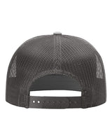 Richardson 168 Seven-Panel Trucker Cap #color_Charcoal