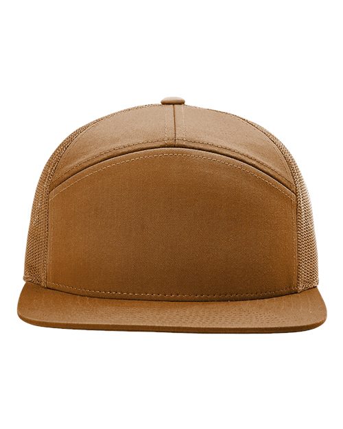 Richardson 168 Seven-Panel Trucker Cap #color_Caramel
