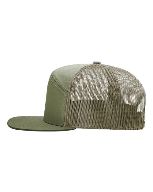 Richardson 168 Seven-Panel Trucker Cap #color_Loden Green