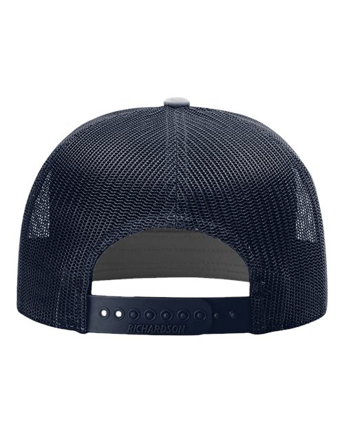 Richardson 168 Seven-Panel Trucker Cap #color_Navy