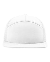 Richardson 168 Seven-Panel Trucker Cap #color_White