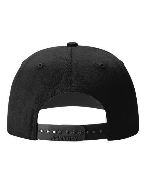 Richardson 312 Twill Back Trucker Cap #color_Black