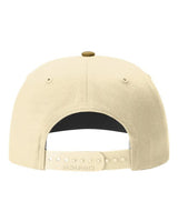 Richardson 312 Twill Back Trucker Cap #color_Heather Grey/ Birch/ Amber Gold