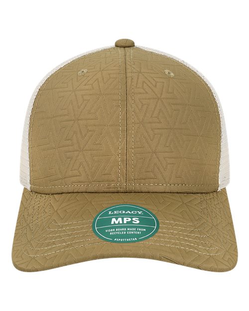 LEGACY MPS Mid-Pro Snapback Trucker Cap #color_Brown Z - Quilted