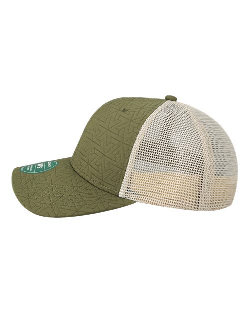 LEGACY MPS Mid-Pro Snapback Trucker Cap #color_Olive Z - Quilted