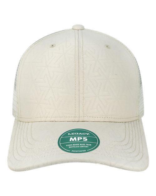 LEGACY MPS Mid-Pro Snapback Trucker Cap #color_White Z - Quilted