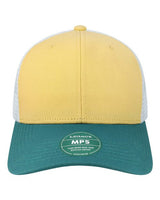LEGACY MPS Mid-Pro Snapback Trucker Cap #color_Yellow/ Marine/ White