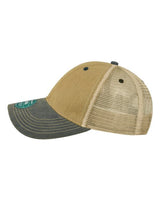 LEGACY OFA Old Favorite Trucker Cap #color_Dark Tan/ Navy