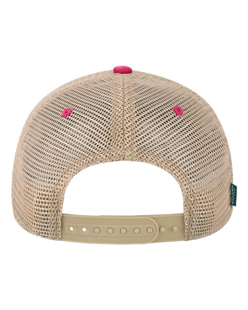 LEGACY OFA Old Favorite Trucker Cap #color_Navy/ Dark Pink