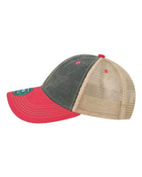 LEGACY OFA Old Favorite Trucker Cap #color_Navy/ Dark Pink