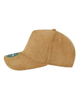 LEGACY ROADIE Five-Panel Trucker Cap #color_Khaki Corduroy