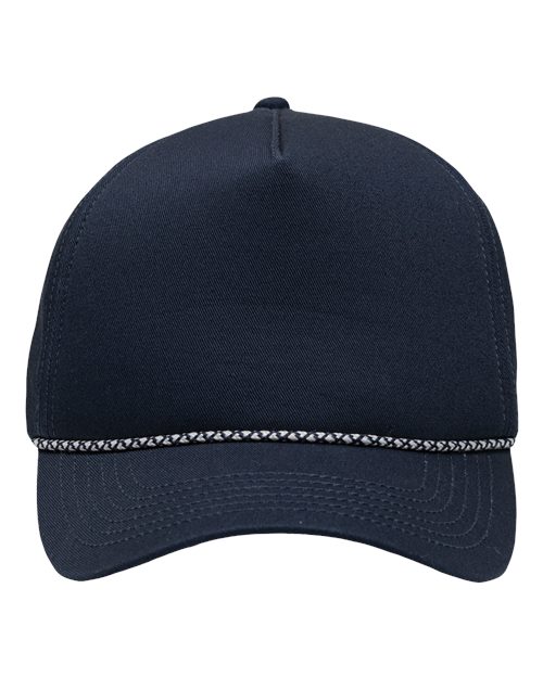 Sportsman SP1300 Five-Panel Rope Heritage Fit Cap #color_Navy