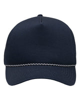 Sportsman SP1300 Five-Panel Rope Heritage Fit Cap #color_Navy
