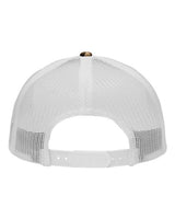 Sportsman SP1450 Traditional Lo-Pro Mesh Back Trucker Fit Cap #color_Chino Duck Camo/ White